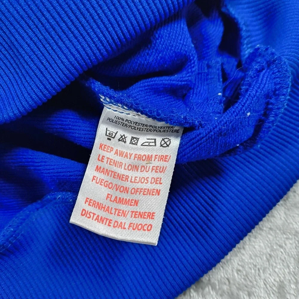 Umbro Track Jacket Youth Large Blue Full Zip Athletic Soccer Warm Up Embroidered